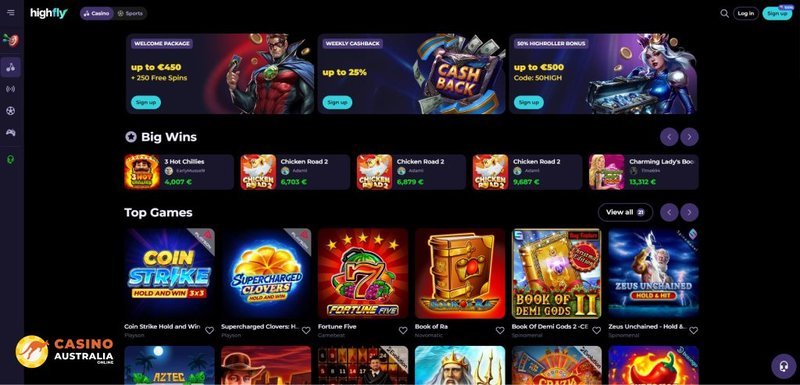 Image: Descubre los Bonus y Juegos de Casino Exclusivos de Highflybet para España